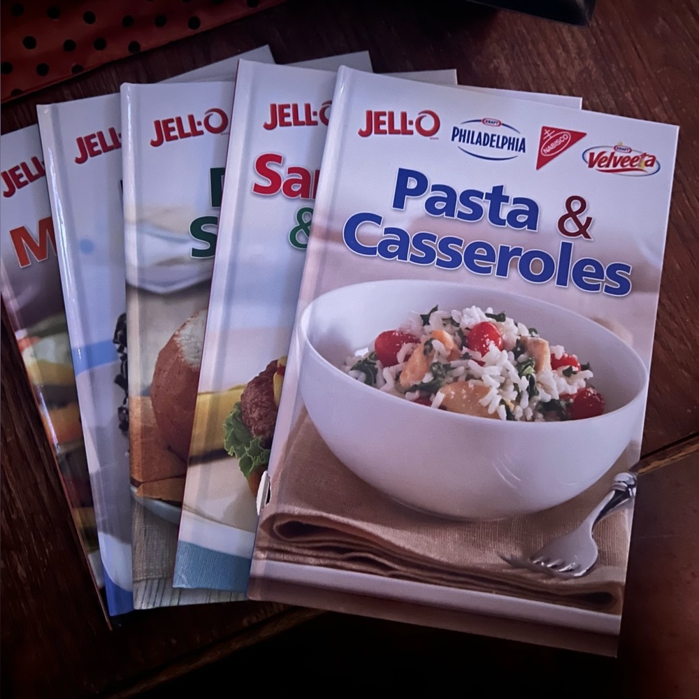 Set of 5 Hardcover Cookbooks